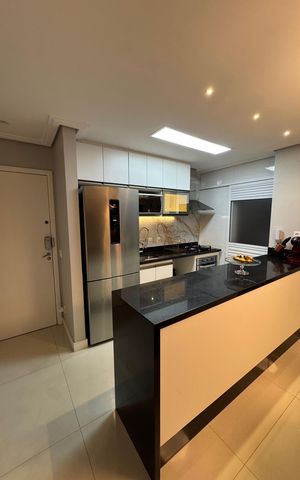 Apartamento à venda com 84m², 2 quartos e 2 vagas Apartamento à venda com 84m², 2 quartos e 2 vagasCozinha