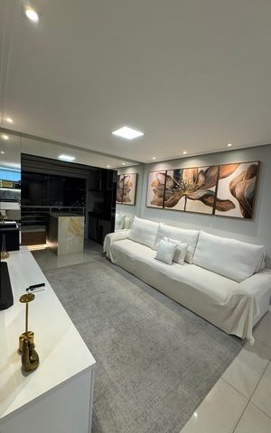 Apartamento à venda com 84m², 2 quartos e 2 vagas Apartamento à venda com 84m², 2 quartos e 2 vagasSala