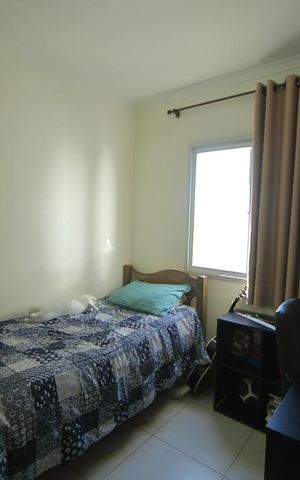 Apartamento à venda com 97m², 3 quartos e 2 vagasQuarto 3 