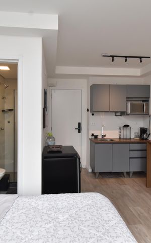 Apartamento para alugar com 22m², 1 quarto e sem vagaStudio