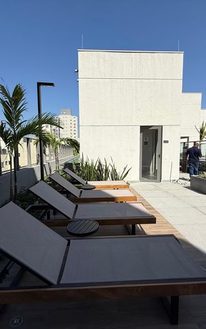 Studio à venda com 39m², 2 quartos e sem vaga
