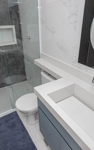 Casa à venda com 170m², 3 quartos e 2 vagas Casa à venda com 170m², 3 quartos e 2 vagasBanheiro