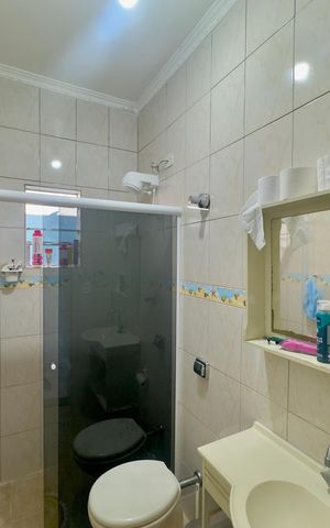 Casa para alugar com 132m², 3 quartos e 2 vagas Casa para alugar com 132m², 3 quartos e 2 vagasBanheiro 2