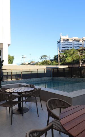 Studio para alugar com 36m², 1 quarto e 1 vaga