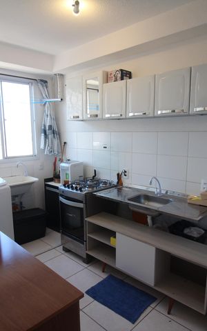 Apartamento à venda com 50m², 2 quartos e 1 vagaCozinha e Área de Serviço