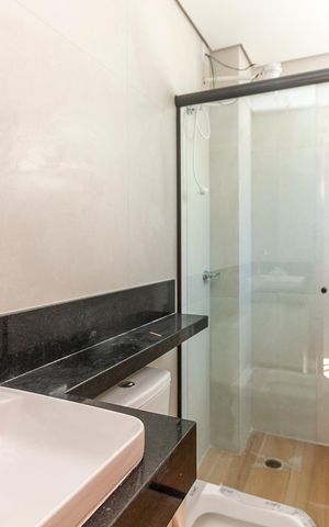 Studio para alugar com 24m², 1 quarto e sem vaga Studio para alugar com 24m², 1 quarto e sem vagaBanheiro