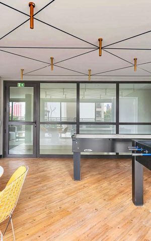 Apartamento para alugar com 29m², 1 quarto e sem vaga Apartamento para alugar com 29m², 1 quarto e sem vagaÁrea comum - Salão de Jogos