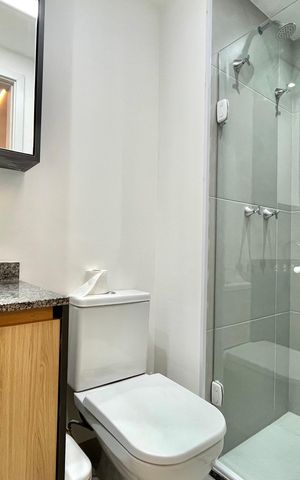 Apartamento para alugar com 29m², 1 quarto e sem vaga Apartamento para alugar com 29m², 1 quarto e sem vagaBanheiro