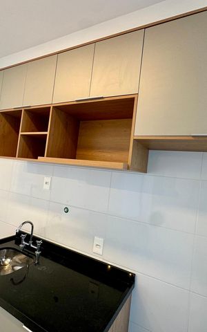 Apartamento à venda com 49m², 1 quarto e 1 vaga Apartamento à venda com 49m², 1 quarto e 1 vagaCozinha