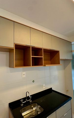 Apartamento à venda com 49m², 1 quarto e 1 vaga Apartamento à venda com 49m², 1 quarto e 1 vagaCozinha