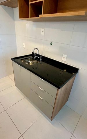 Apartamento à venda com 49m², 1 quarto e 1 vaga Apartamento à venda com 49m², 1 quarto e 1 vagaCozinha