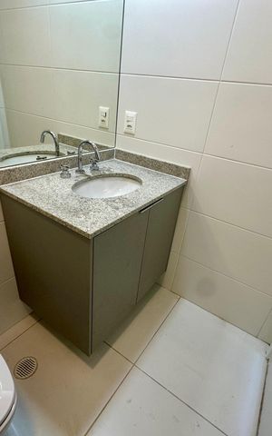Apartamento à venda com 49m², 1 quarto e 1 vaga Apartamento à venda com 49m², 1 quarto e 1 vagaBanheiro 1