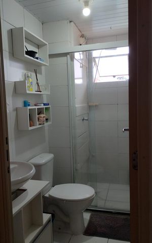 Apartamento à venda com 44m², 2 quartos e 1 vaga Apartamento à venda com 44m², 2 quartos e 1 vagaBanheiro Social