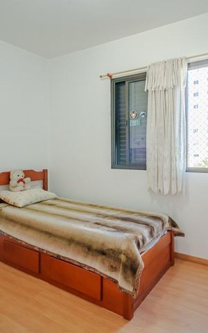 Apartamento à venda com 84m², 3 quartos e 2 vagasQuarto 2