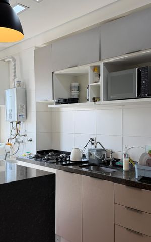 Apartamento para alugar com 63m², 2 quartos e 1 vagaCozinha e Área de Serviço