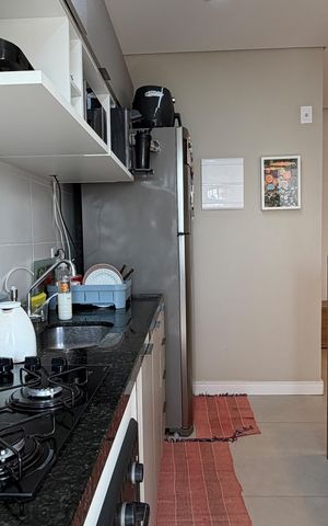 Apartamento para alugar com 63m², 2 quartos e 1 vagaCozinha e Área de Serviço