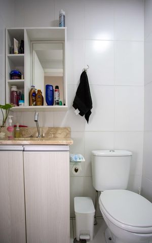 Apartamento para alugar com 44m², 2 quartos e 1 vagaBanheiro