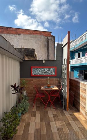 Casa à venda com 50m², 1 quarto e 1 vaga Casa à venda com 50m², 1 quarto e 1 vagaVaranda