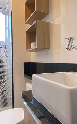 Apartamento para alugar com 42m², 2 quartos e sem vaga Apartamento para alugar com 42m², 2 quartos e sem vagaBanheiro