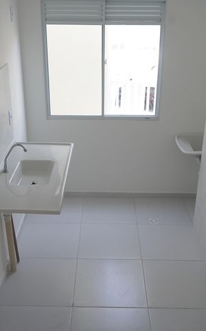 Apartamento à venda com 38m², 2 quartos e sem vagaCozinha e Área de Serviço