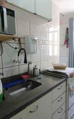 Apartamento à venda com 45m², 2 quartos e 1 vagacozinha