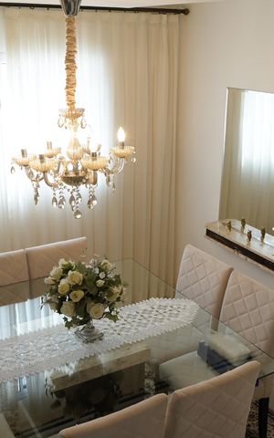 Casa de condomínio à venda com 95m², 3 quartos e 2 vagasSala