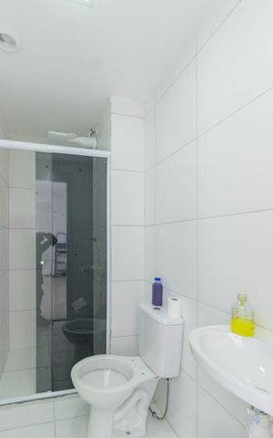 Apartamento para alugar com 32m², 2 quartos e sem vaga Apartamento para alugar com 32m², 2 quartos e sem vagaBanheiro