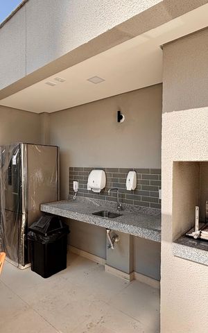 Apartamento para alugar com 110m², 3 quartos e 2 vagas Apartamento para alugar com 110m², 3 quartos e 2 vagasÁrea comum - Churrasqueira