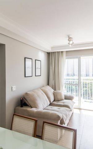 Apartamento para alugar com 60m², 1 quarto e 1 vaga Apartamento para alugar com 60m², 1 quarto e 1 vagaSala