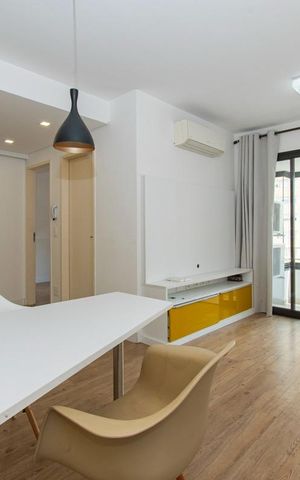 Apartamento para alugar com 42m², 1 quarto e 1 vaga