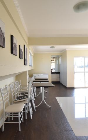 Apartamento para alugar com 90m², 3 quartos e 1 vagaÁrea comum - Salão de festas
