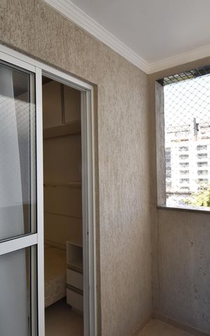 Apartamento para alugar com 90m², 3 quartos e 1 vagaSacada da Suíte