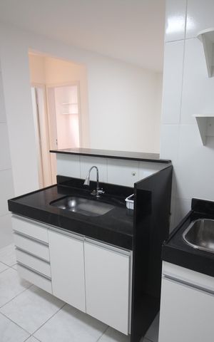 Apartamento para alugar com 45m², 2 quartos e 1 vagaCozinha e Área de Serviço