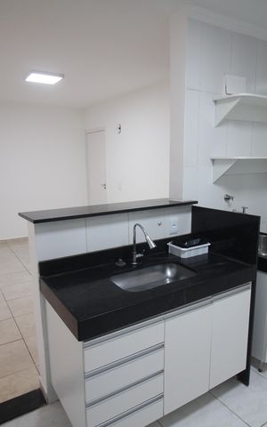 Apartamento para alugar com 45m², 2 quartos e 1 vagaCozinha e Área de Serviço