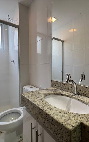 Apartamento à venda com 85m², 3 quartos e 2 vagasBanheiro da Suíte