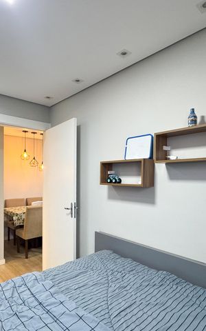 Apartamento à venda com 46m², 2 quartos e 1 vaga Apartamento à venda com 46m², 2 quartos e 1 vagaQuarto 1