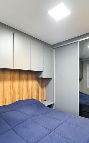 Apartamento à venda com 46m², 2 quartos e 1 vaga Apartamento à venda com 46m², 2 quartos e 1 vagaQuarto 2