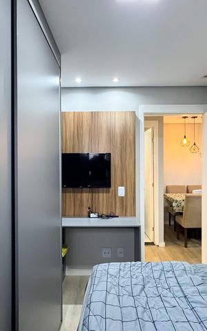 Apartamento à venda com 46m², 2 quartos e 1 vaga Apartamento à venda com 46m², 2 quartos e 1 vagaQuarto 1