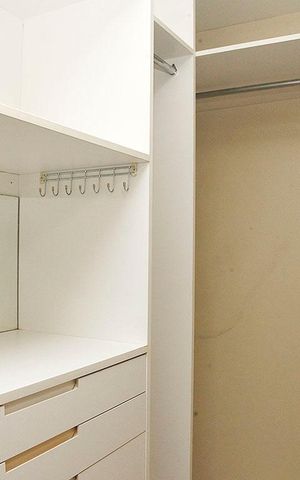 Apartamento à venda com 124m², 3 quartos e 2 vagasQuarto 1 Suíte - Detalhe Closet