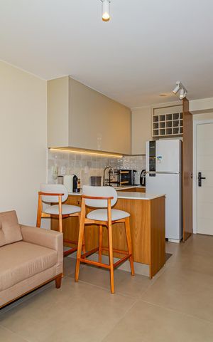 Apartamento para alugar com 36m², 1 quarto e 1 vaga Apartamento para alugar com 36m², 1 quarto e 1 vagaSala/Cozinha