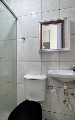 Apartamento para alugar com 30m², 1 quarto e sem vaga Apartamento para alugar com 30m², 1 quarto e sem vagaBanheiro Social