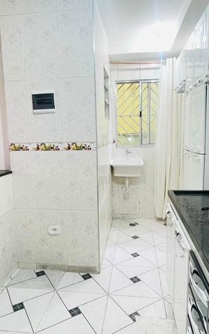 Apartamento para alugar com 43m², 2 quartos e 1 vaga Apartamento para alugar com 43m², 2 quartos e 1 vagaCozinha e Área de Serviço