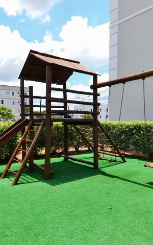 Apartamento para alugar com 46m², 2 quartos e 1 vaga Apartamento para alugar com 46m², 2 quartos e 1 vagaÁrea comum - Playground