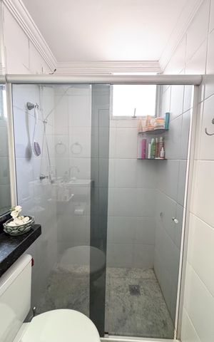 Apartamento à venda com 54m², 3 quartos e 1 vaga Apartamento à venda com 54m², 3 quartos e 1 vagaBanheiro
