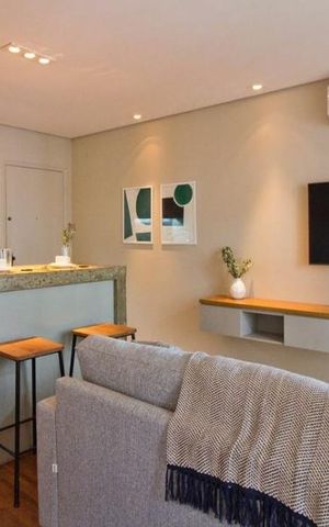 Apartamento para alugar com 32m², 1 quarto e 1 vaga Apartamento para alugar com 32m², 1 quarto e 1 vagaSala