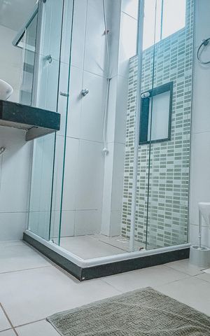 Casa de condomínio para alugar com 67m², 2 quartos e 1 vaga Casa de condomínio para alugar com 67m², 2 quartos e 1 vagaBanheiro suíte