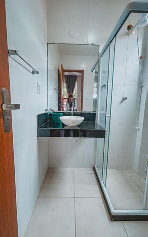 Casa de condomínio para alugar com 67m², 2 quartos e 1 vaga Casa de condomínio para alugar com 67m², 2 quartos e 1 vagaBanheiro suíte