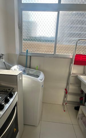 Apartamento para alugar com 49m², 1 quarto e sem vaga Apartamento para alugar com 49m², 1 quarto e sem vagaCozinha e Área de Serviço