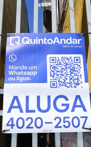 Casa para alugar com 40m², 1 quarto e sem vagaPlaca GRANDE instalada no portão do imóvel, dia 18.08.2026 - Código da placa: FEWQ-1301