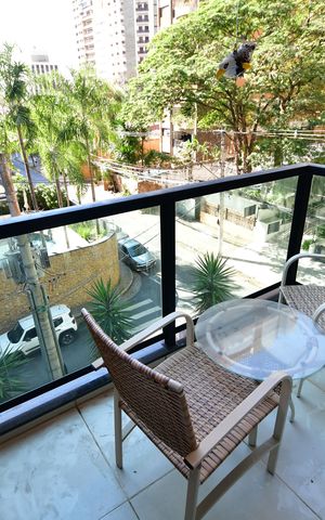 Apartamento à venda com 40m², 1 quarto e 1 vagaSala - Sacada